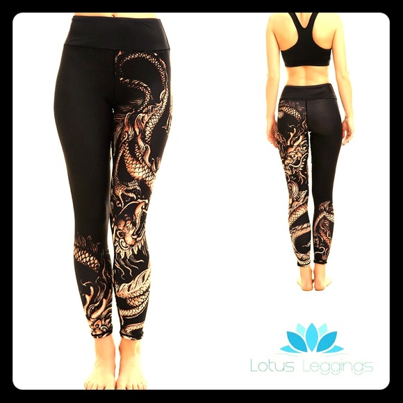dragon yoga pants